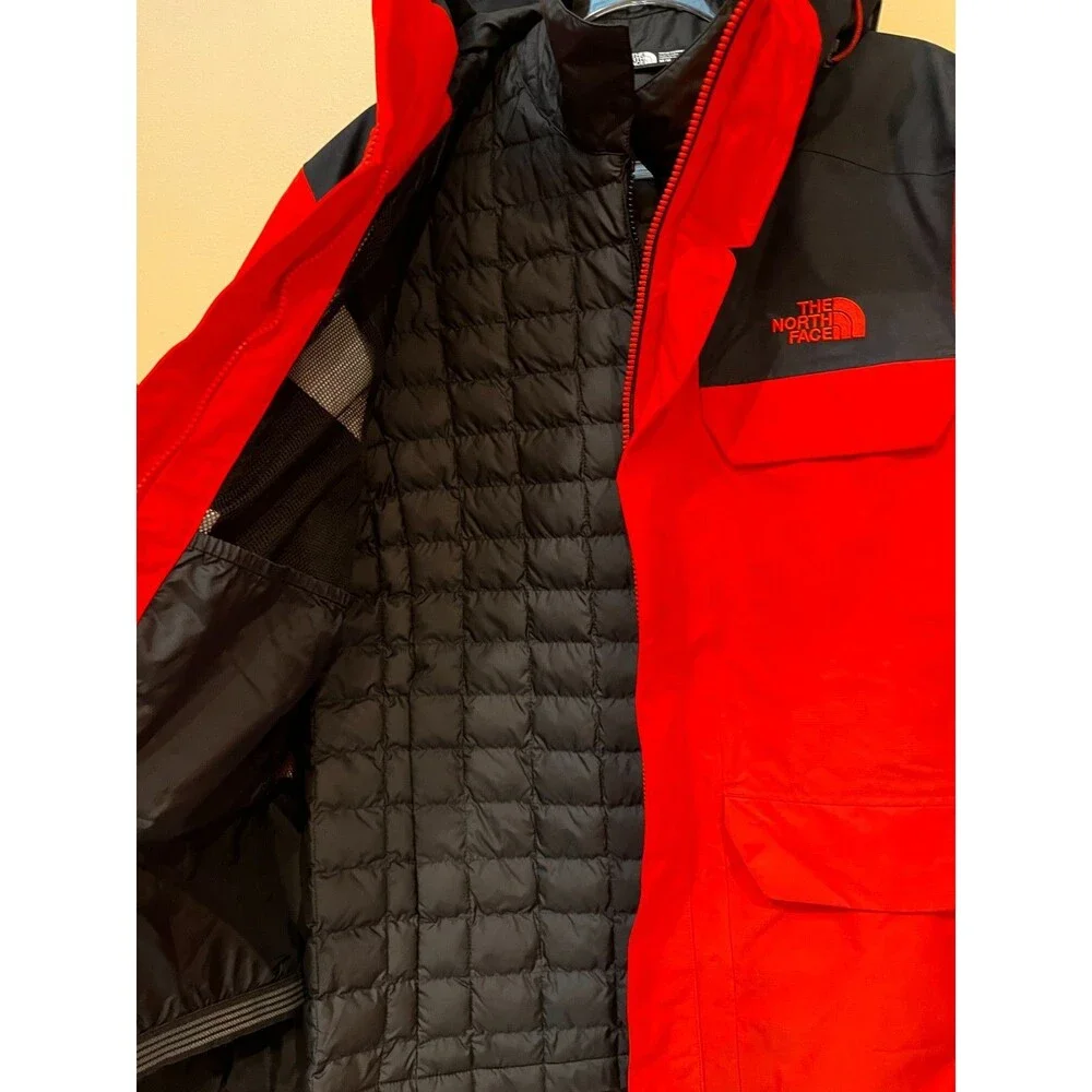 THE NORTH FACE All Mountain Alligare Triclimate Thermoball Men M Parka NEW Red